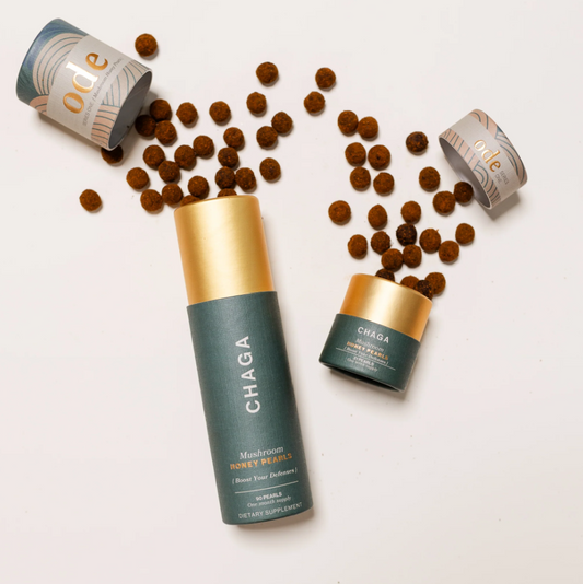 Chaga Honey Pearls