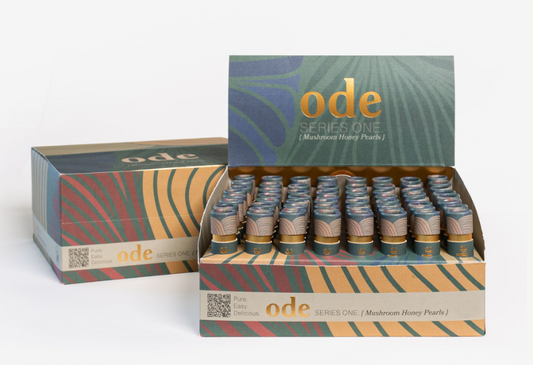 SAMPLE PACK MUSHROOM HONEY PEARLS - 64 x 1 day sample tubes & box