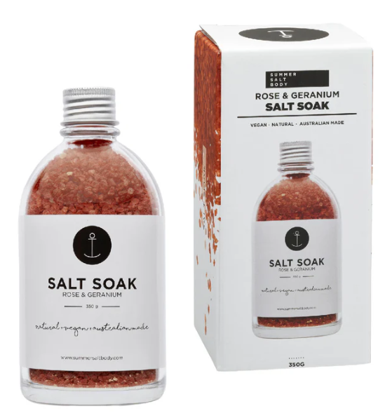 Salt Soak | Rose & Geranium - 350g