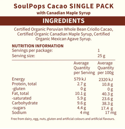 SoulPops - Ceremonial Cacao